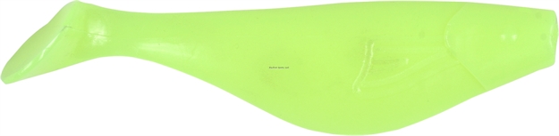 Picture of Got-Cha Shad Body, 9", Opaque Chartreuse, 25/Pack