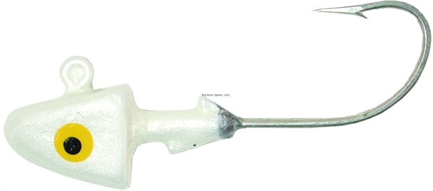 Picture of Got-Cha Shad Head, 1 Oz, 5/0 Hook, White Pearl, 5/Pack