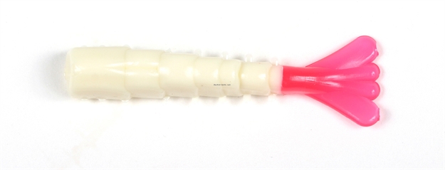 Picture of Got-Cha Shrimp Tail, 3", White Firetail, 15/Pack