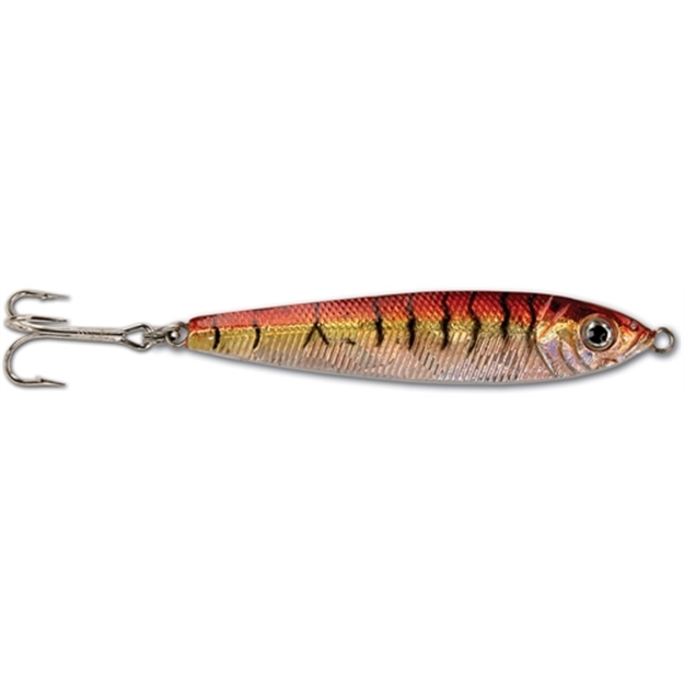 Picture of Got-Cha Surf Dart Jig, 1 1/2 Oz, SZ 4 Hook, Amber/Silver Tiger
