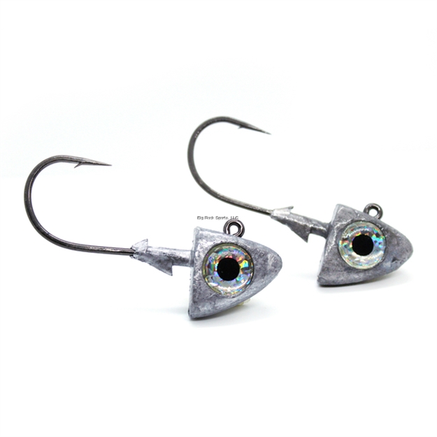 Picture of Got-Cha Swim Bait Head W/ Mustad Hook,2.5 Oz., Unpainted, 2 Pack