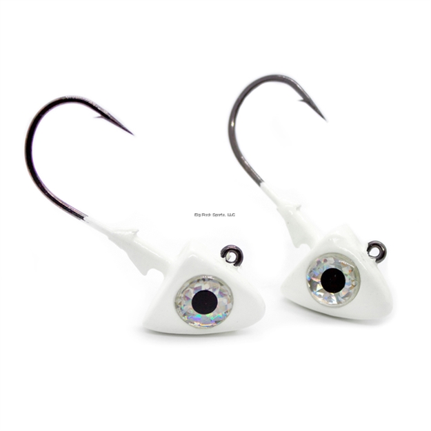 Picture of Got-Cha Swim Bait Head W/ Mustad Hook,3 Oz., White, 2 Pack