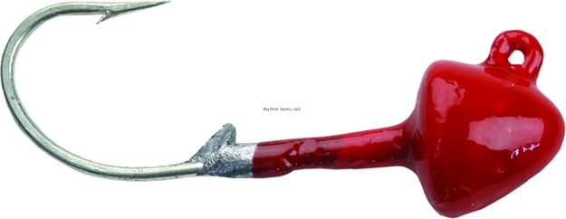 Picture of Got-Cha Trout Head, 3/8 Oz, 2/0 Hook, Red, 10/Pack