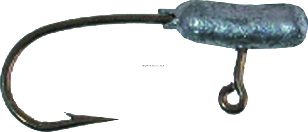 Picture of Got-Cha Tube Jig Head, 1/32 Oz, SZ 6 Hook, Unpainted, 10/Pack