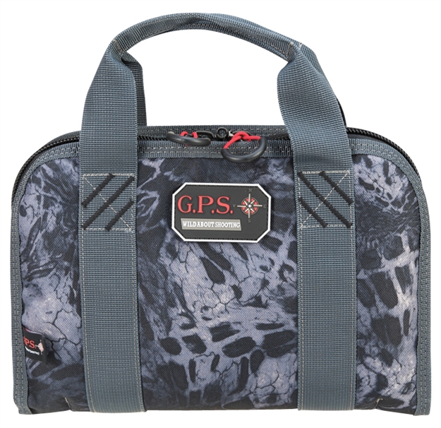 Picture of Goutdoors, Inc. Double "Compact Pistol Case W/Mag Storage & Dump Cup, Black GPS-1107PCCB