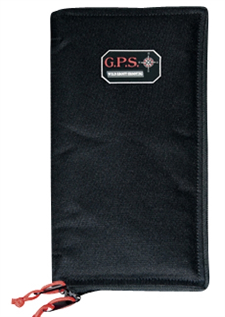 Picture of Gps Bags Gps865ps Pistol Sleeve  Medium Black Nylon With Locking Zippers & Thin Design Holds 1 Handgun GPS-865PS 819763010047