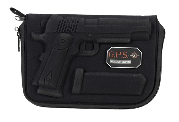 Picture of Gps Bags 908Pc Custom Molded  W/ Lockable Zippers Internal Mag Holder & Black Finish For 1911 & Similar Clones GPS-908PC