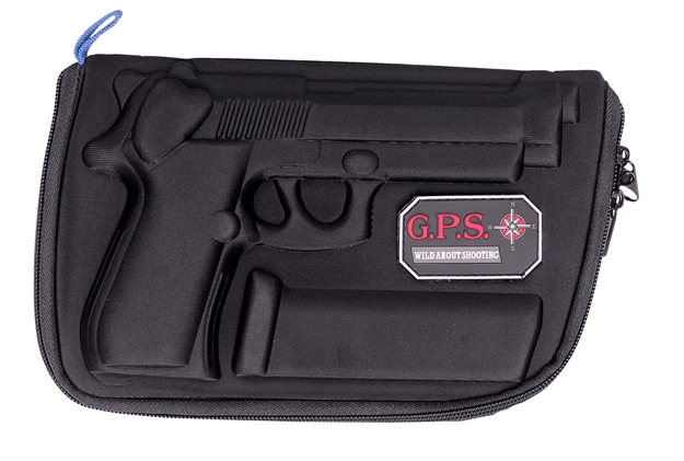 Picture of Gps Bags 909Pc Custom Molded  W/ Lockable Zippers Internal Mag Holder & Black Finish For Beretta 92/96 & Taurus Pt92 GPS-909PC