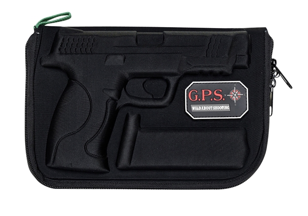 Picture of Gps Bags 912Pc Custom Molded  W/ Lockable Zippers Internal Mag Holder & Black Finish For S&W M&P Full-Size/Compact (9Mm Luger/40 S&W/45 Acp) GPS-912PC