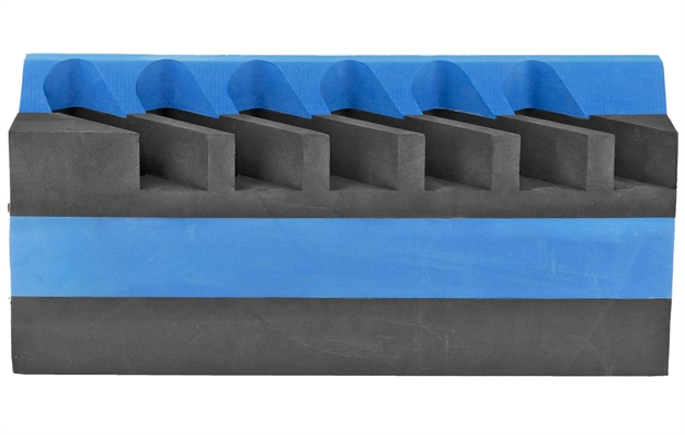 Picture of G.P.S. 6 Pistol Soft Cradle Holder, Black/Blue, Vertical Format GPS-F600CRN