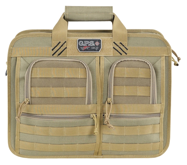 Picture of Gps Bags T1551bct Tactical Operations Brief Case Tan 1000D Polyester 1 Handgun GPS-T1551BCT 819763010559