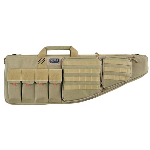 Picture of Gps Bags T35art Tactical AR Case 35" Tan 1000D Nylon With Mag & Storage Pockets, Lockable Zippers, External Handgun Pocket & Dupont Teflon Coating GPS-T35ART 819763010573