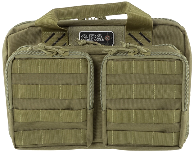 Picture of Gps Bags T1312pct Tactical Quad +2 Tan 1000D Polyester With Ykk Lockable Zippers, 8 Mag Pockets, 2  Ammo Front Pockets, Visual ID Storage System & Holds UP TO 6 Handguns GPS-T1312PCT 819763010863