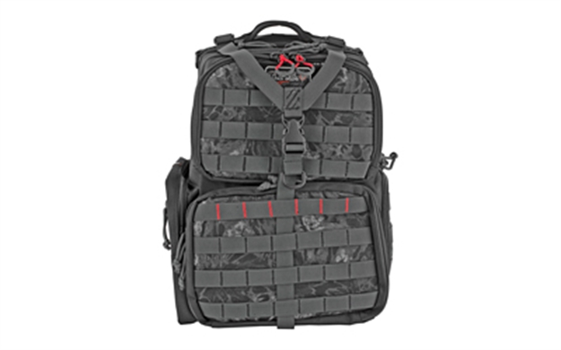 Picture of Gps Bags T1612bpp Tactical Range Backpack Prym1 Blackout 1000D Polyester With Removable Pistol Storage, Visual ID Storage System & Lockable Zippers Holds 3 Handguns, Ammo & Accessories GPS-T1612BPPMB