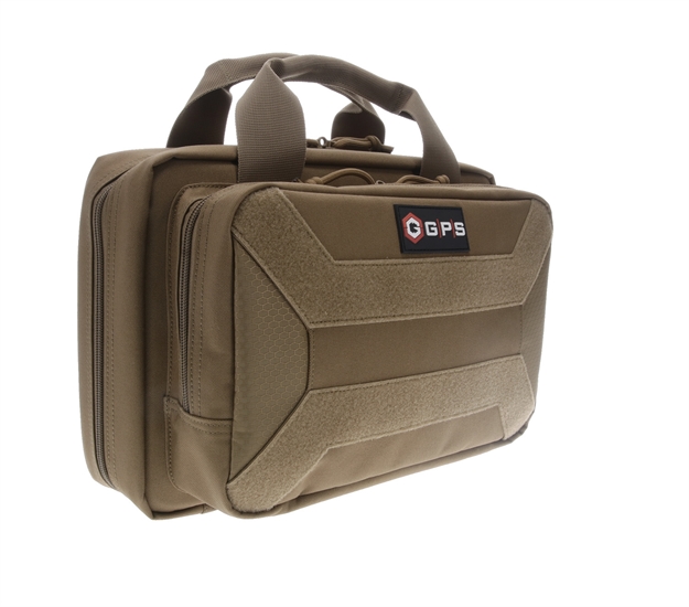 Picture of Gps Bags Pc15fde Pistol Case  Flat Dark Earth 600D Polyester Holds 1 Handgun PC15-FDE