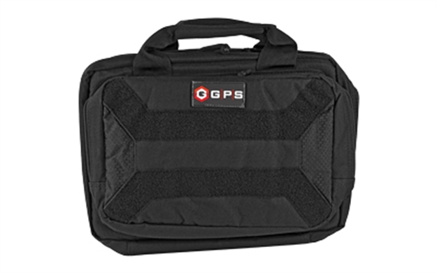 Picture of  Gps Bags Pc15 Pistol Case  Black 600D Polyester With Mag Storage, Lockable Zippers & Cushioned Compartment Holds 1 Handgun 888151032336