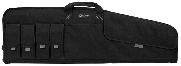 Picture of  Gps Bags Src42 Single Rifle Case Black 600D Polyester W/ Mag Pouch Lockable Zippers & Fleece-Lining