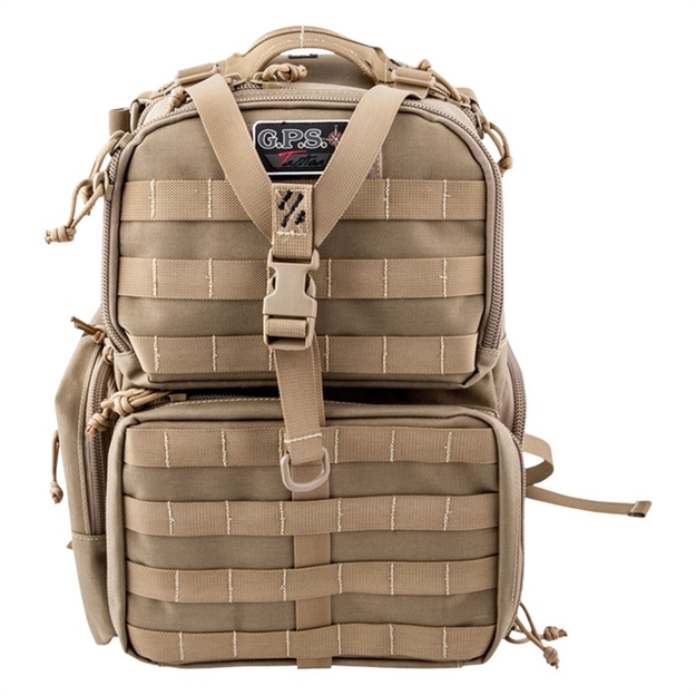 Picture of Gps Bags T1612bpt Tactical Range  Tan 1000D Nylon Teflon Coating 3 Handguns GPS-T1612BPT 819763010221