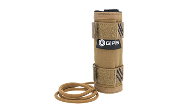Picture of Gps Bags Gpst80022lr5t Tactical Suppressor Cover  22 LR 1000D Nylon Tan GPS-T800-22LR-5T