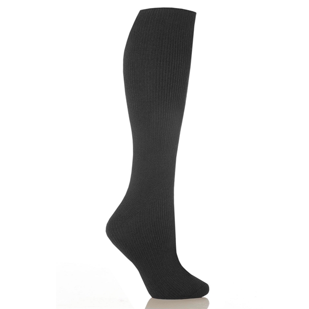 Picture of Grabber Heat Holders Ladies Long Leg Sock-Charcoal-Size 5-9