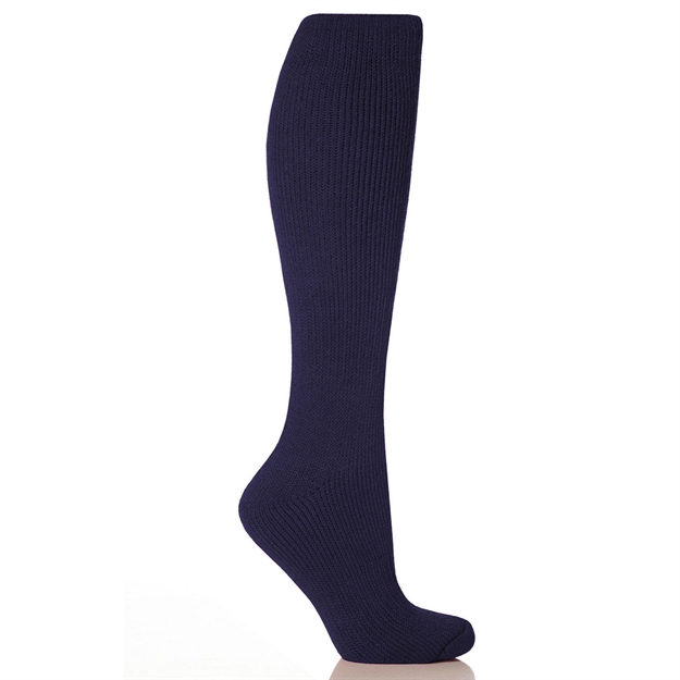 Picture of Grabber Heat Holders Ladies Long Leg Sock-Indigo-Size 5-9