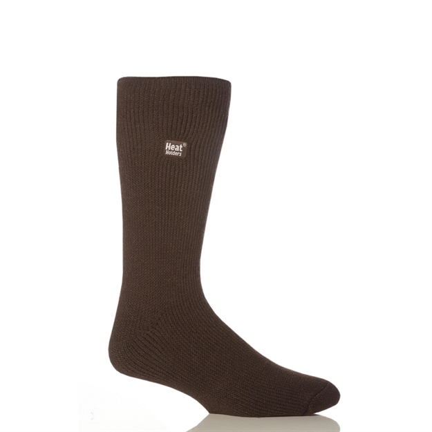 Picture of Grabber Heat Holders Mens Original Crew Sock-Brown