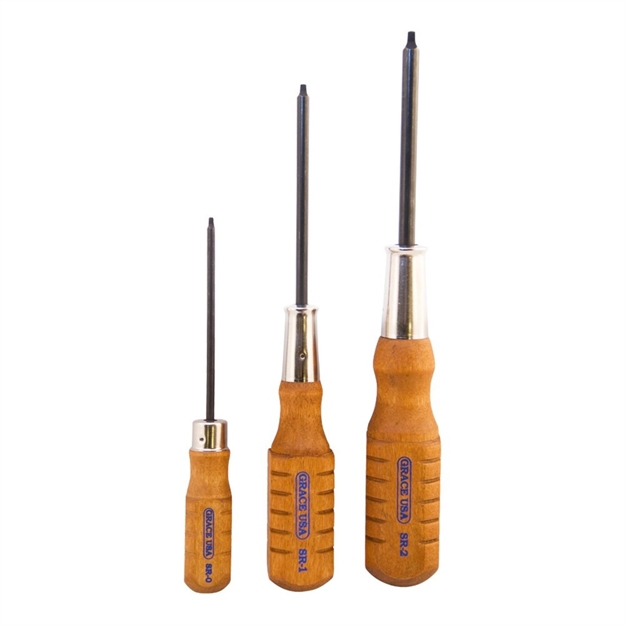 Picture of Grace Usa 3 Piece Square Recess Screwdriver Set