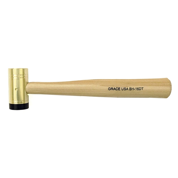 Picture of Grace Usa Delrin Tipped Brass Hammer-16 OZ GRBH16DT