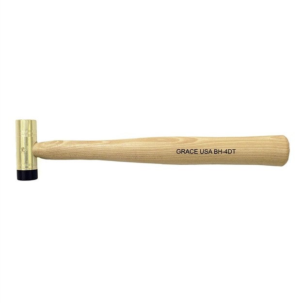 Picture of Grace Usa Delrin Tipped Brass Hammer-4 OZ GRBH4DT
