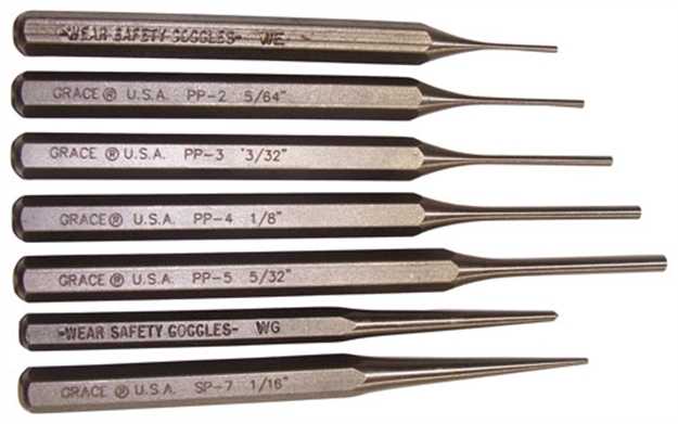 Picture of Grace Usa Usa Punch Set Punch Set OF 7 Steel GRPS7
