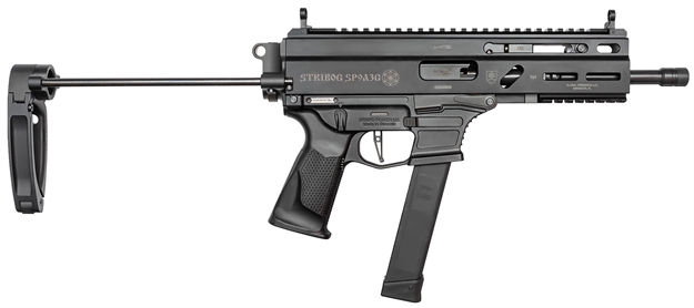 Picture of Grand Power 810091152867 Stribog Sp9a3g 9Mm Luger 8" Black Pdw Tailhook Brace SP9A3G-PDW