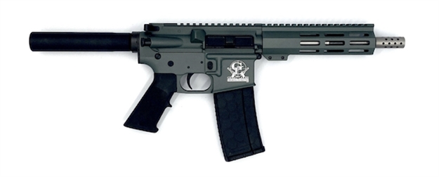 Picture of Great Lakes Firearms & Ammo Ar15 Pistol 223 Wylde 7.5" Ss. Bbl. Charcoal Green GL15223SSP CHG 638457789263