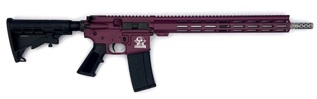 Picture of Great Lakes Firearms Gl15223sschy Ar-15  223 Wylde 16" Stainless 30+1, Black Cherry Rec, Black Stock & Grip G223BLKCHYSS