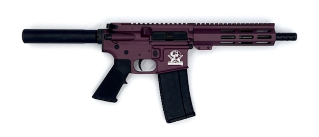 Picture of Great Lakes Firearms & Ammo Ar15 Pistol 223 Wylde 7.5" Nitride Barrel Blk Cherry GL15223P CHY