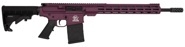 Picture of Great Lakes Firearms & Ammo Ar10 Rifle 308 Win 18" Nitride Bbl 10-Shot Blk Cherry GL10308 CHY