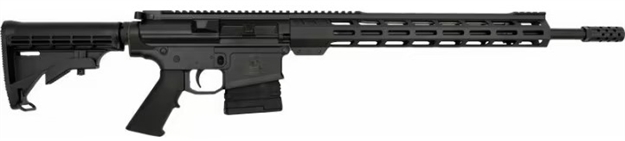 Picture of Great Lakes Firearms & Ammo Ar10 Rifle 308 Win 18" Nitride Bbl 10-Shot Black GL10308 BLK 638457791549