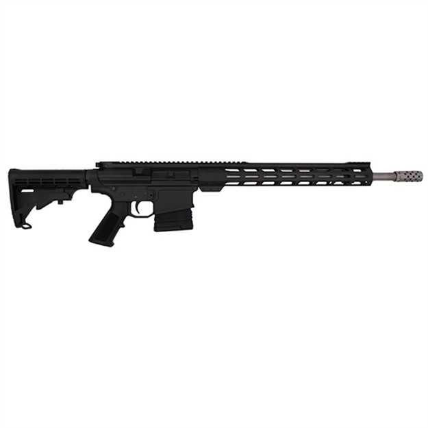 Picture of Great Lakes Firearms Gl10308ssblk Ar-10  308 Win 20+1 18" Stainless, Black Rec, M-Lok Handgaurd, Carbine Stock, A2 Grip, Muzzle Brake GL10308SS BLK