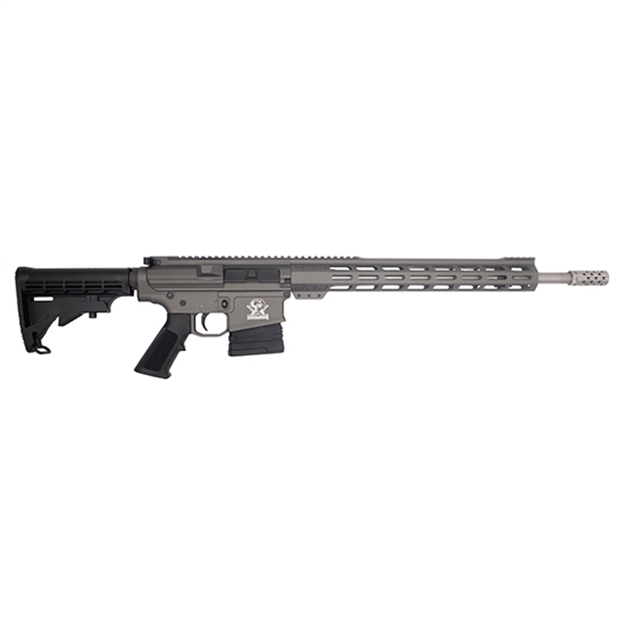 Picture of Great Lakes Firearms Gl10308sstng Glfa  308 Win 10+1 18" Cerakote Threaded Barrel, Tungsten Cerakote Picatinny Rail Aluminum Receiver, 6 Position Mil-Spec Synthetic Stock, Mil-Spec Polymer Grip GL10308SS TNG