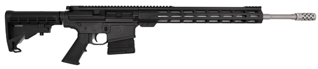 Picture of Great Lakes Firearms  Ar-10  6.5 Creedmoor 10+1 20" Stainless Barrel, Black Rec, 15.25" M-Lok Handgaurd, Carbine Stock, A2 Grip, Muzzle Brake GL1065SS BLK 638457791891
