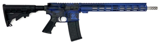 Picture of Great Lakes Firearms & Ammo Ar15 Battleworn 223 Wylde 16" S/S Bbl Royal Blue< GL15223SS B-RYB 638457789584