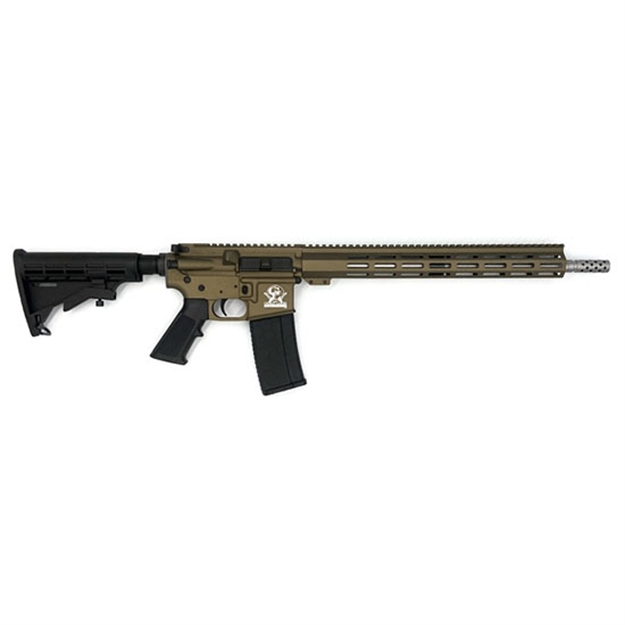 Picture of Great Lakes Firearms Gl15223ssbrz Ar-15  223 Wylde 30+1 16" Stainless Barrel, Bronze Cerakote Receiver, Full Picatinny Rail, Black Collapsible Stock, Polymer Grip G223BRSS