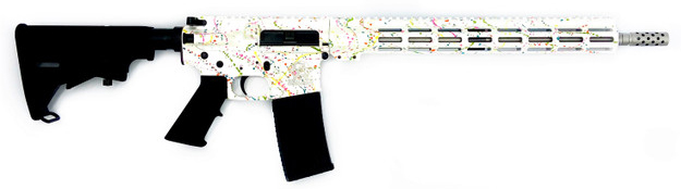 Picture of Great Lakes Firearms & Ammo Ar15 Splatter 223 Wylde 16" S/S Bbl White Splatter GL15223SS S-WHT 638457791495