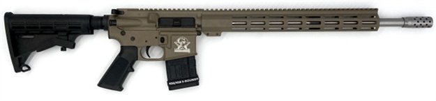 Picture of Great Lakes Firearms & Ammo Ar15 450 Bushmaster 18" S/S Bbl Flat Dark Earth GL15450SS FDE