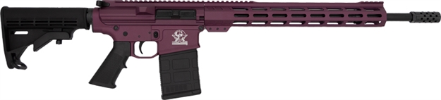 Picture of Great Lakes Firearms & Ammo Ar10 Rifle 308 Win 18" Nitride Bbl 10-Shot Blk Cherry GL10308 CHY 638457791587