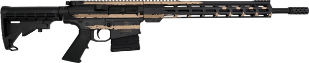 Picture of Great Lakes Firearms & Ammo Ar10 Rifle 308 Win 18" Nitride Bbl Desert Flag 10-Rds GL10308F-DST 638457791747