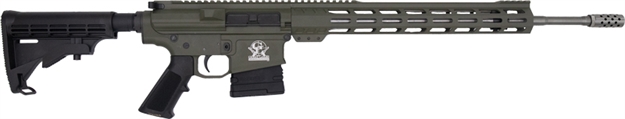 Picture of Great Lakes Firearms & Ammo Ar10 Rifle 6.5Cm 20" S/S Bbl 10-Shot OD Green GL1065SS ODG
