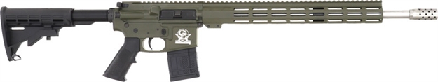 Picture of Great Lakes Firearms & Ammo Ar15 450 Bushmaster 18" S/S Bbl OD Green GL15450SS ODG