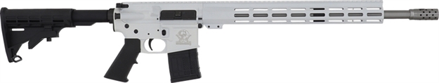 Picture of Great Lakes Firearms & Ammo Ar15 450 Bushmaster 18" S/S Bbl White GL15450SS WHT 702458690849