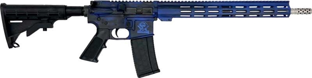 Picture of Great Lakes Firearms & Ammo Ar15 Battleworn 223 Wylde 16" S/S Bbl Royal Blue< GL15223SS B-RYB