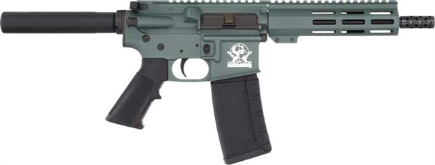Picture of Great Lakes Firearms & Ammo Ar15 Pistol 223 Wylde 7.5" Nitride Bbl Charcoal Grn GL15223P CHG